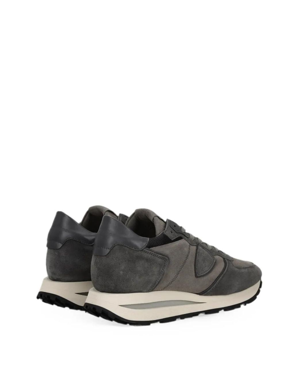 Philippe Model Gray Tropez Haute Suede Sneakers for men