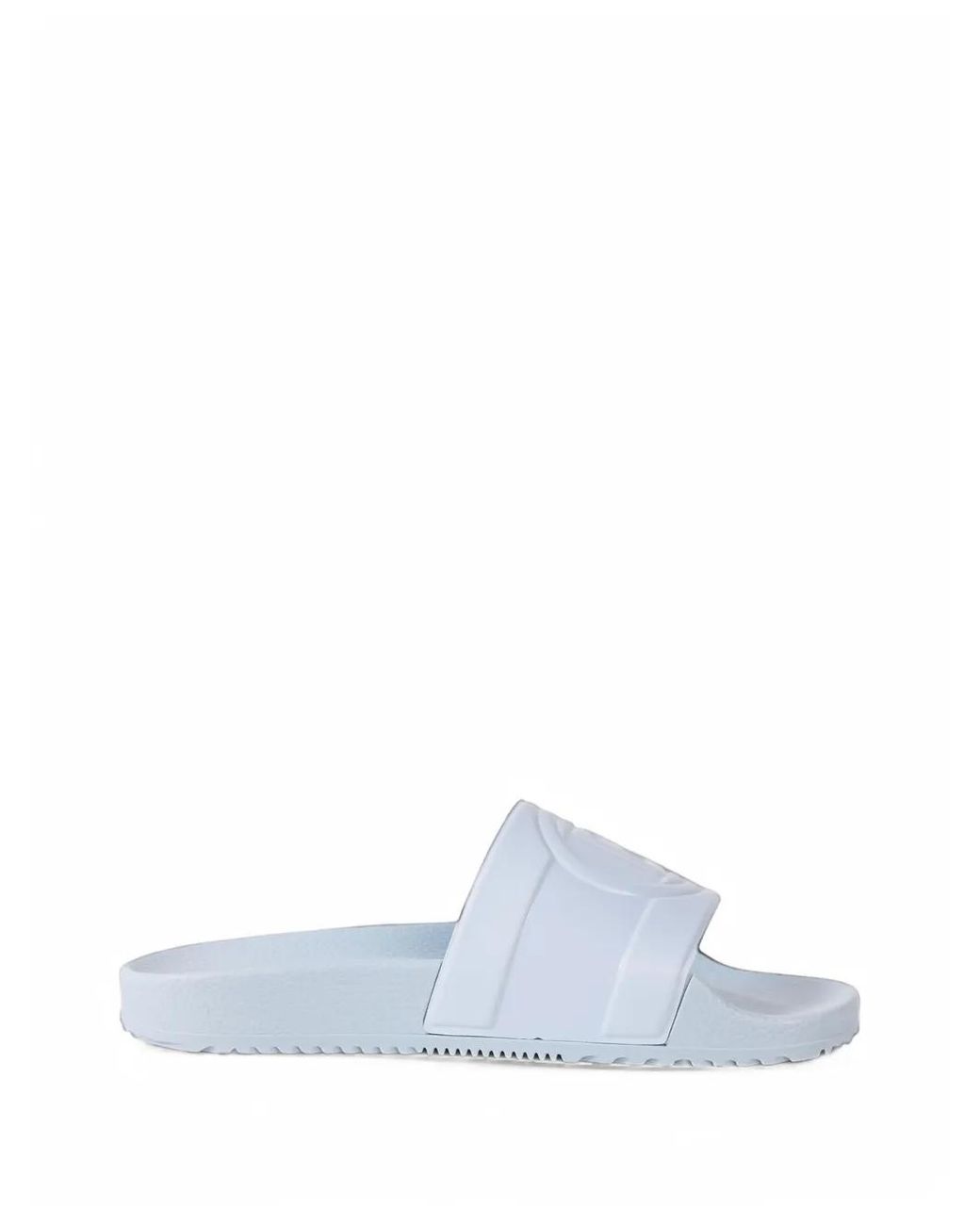 Bogner White Belize Logo-Embossed Slides