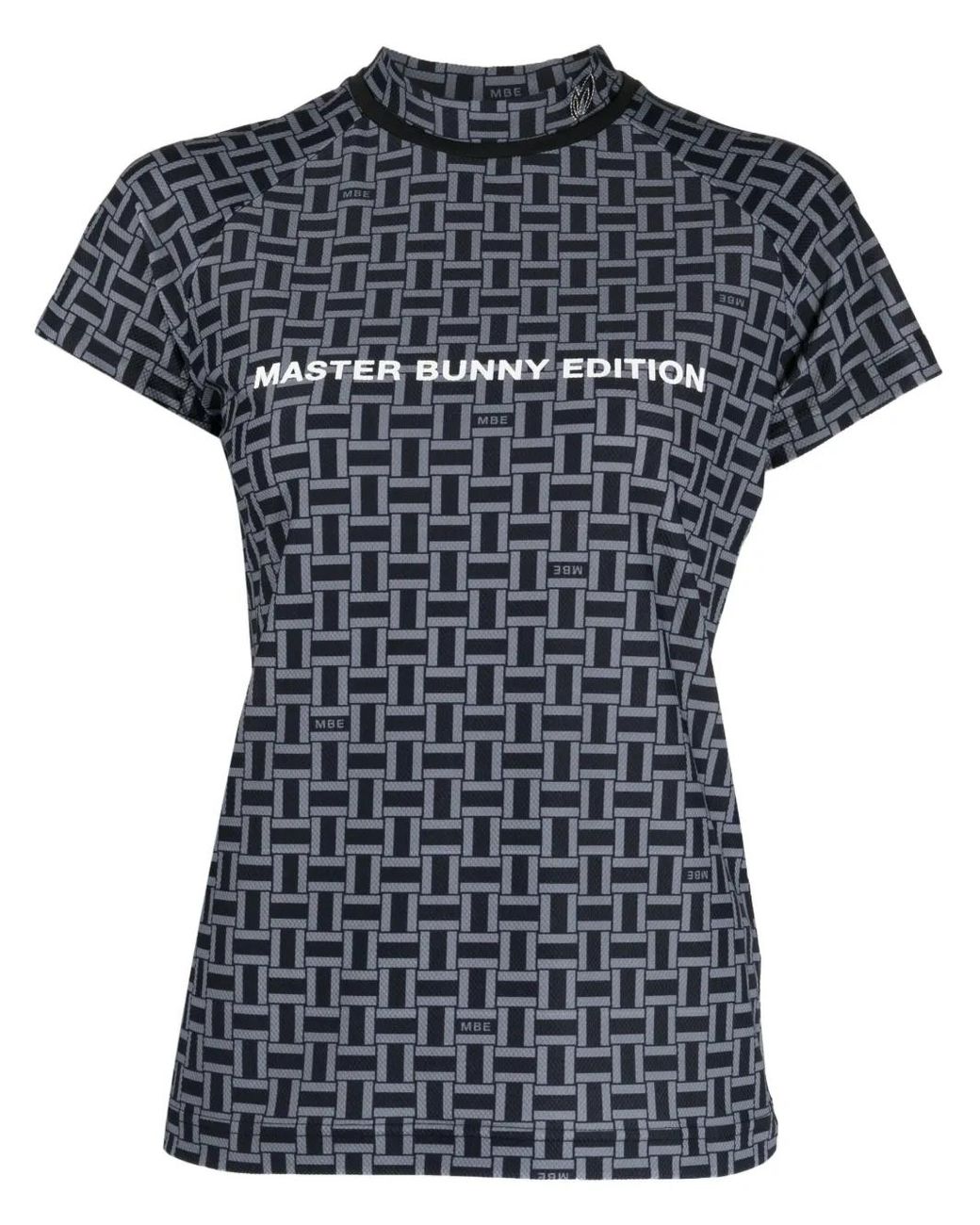 MASTER BUNNY EDITION Black Logo-Print T-Shirt