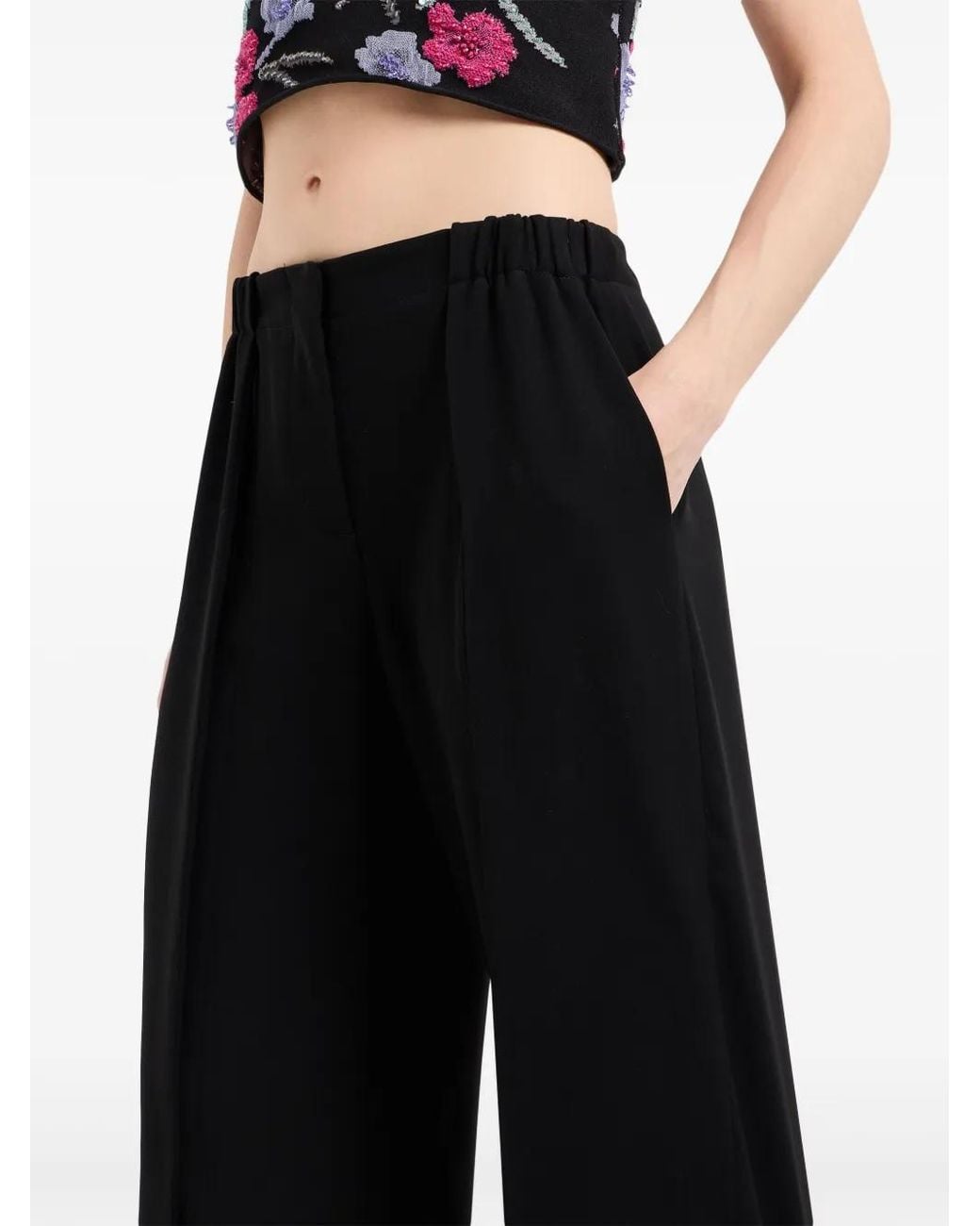 Giorgio Armani Black Pants & Shorts