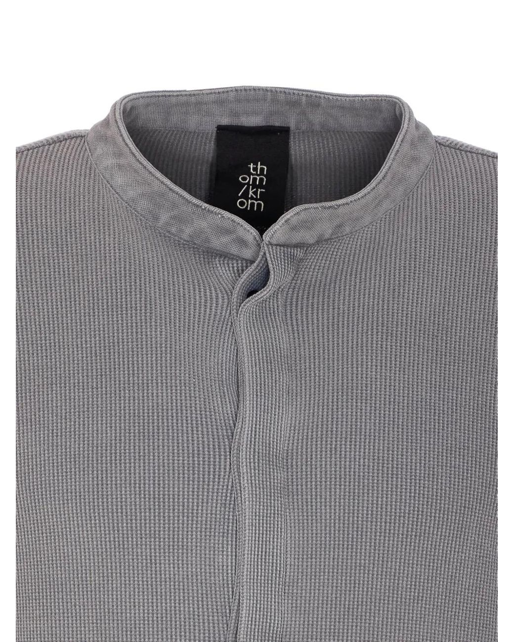 Top Con Botones Thom Krom de hombre de color Gray