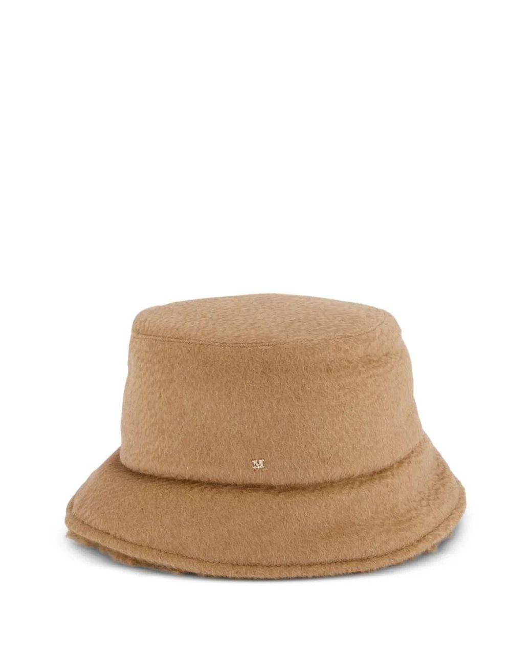 Max Mara Natural Reversible Logo-Plaque Bucket Hat