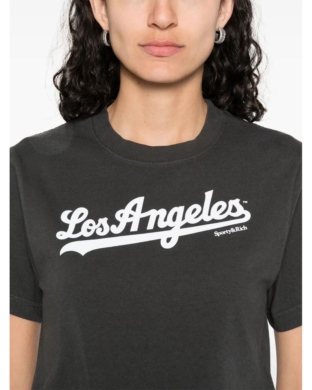 Sporty & Rich Black T-Shirt