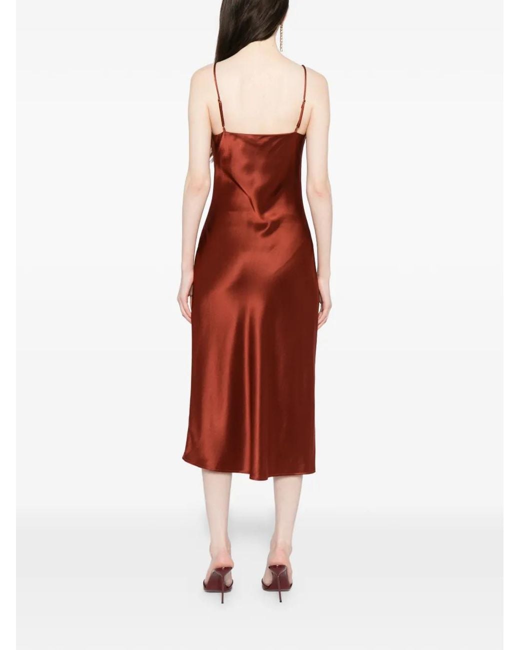 Cynthia Rowley Red Satin Dress