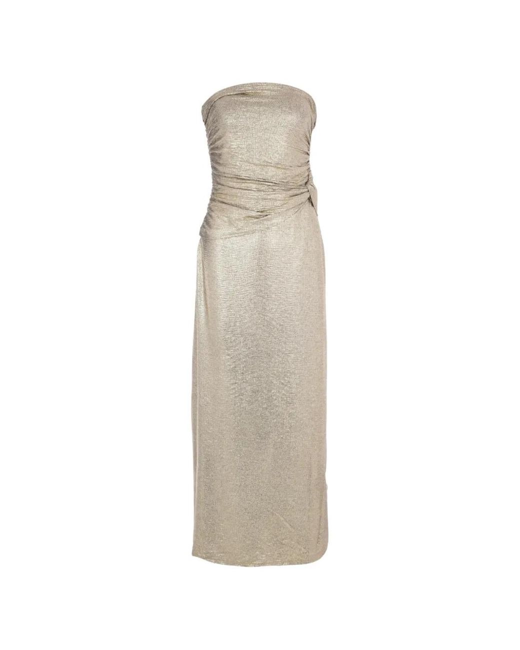 Significant Other White Caera Ruched Strapless Dress