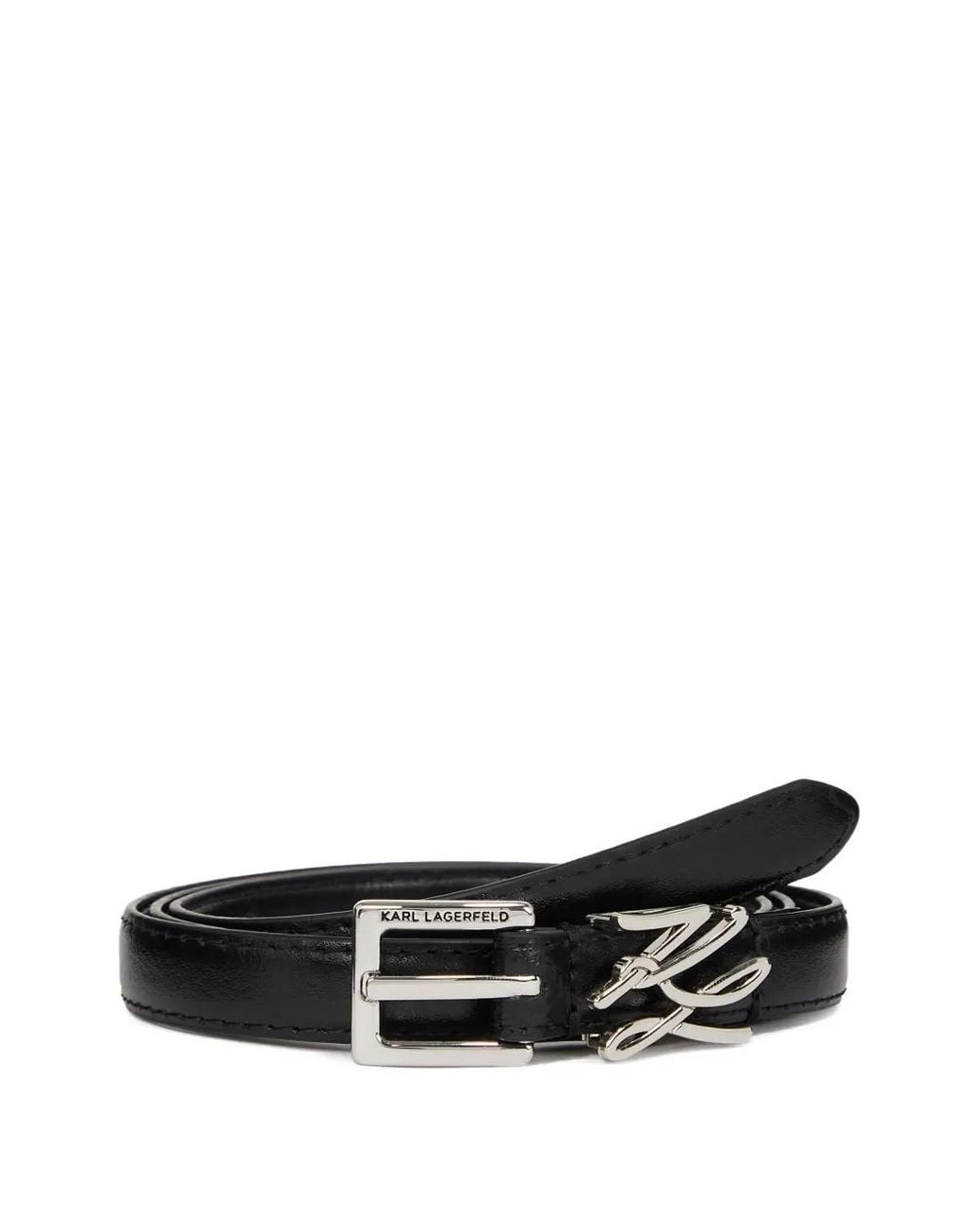 Karl Lagerfeld White K/Autograph Belt