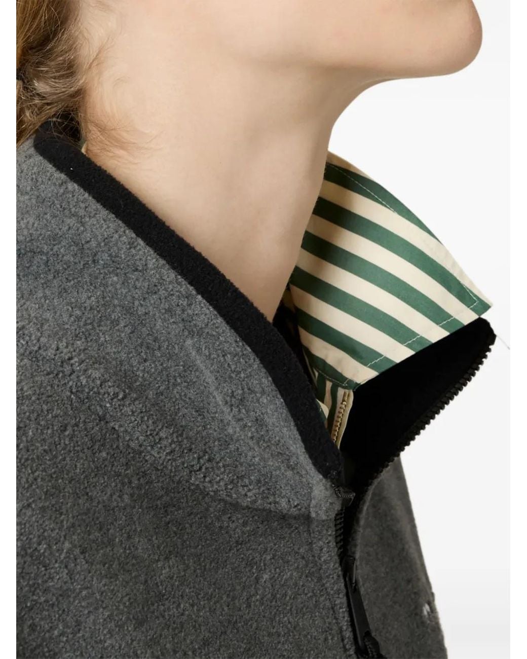 Miu Miu Gray Fleece Sweatshirt