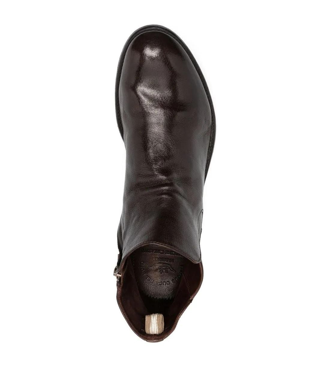 Officine Creative Brown Arc Leather Boots for men