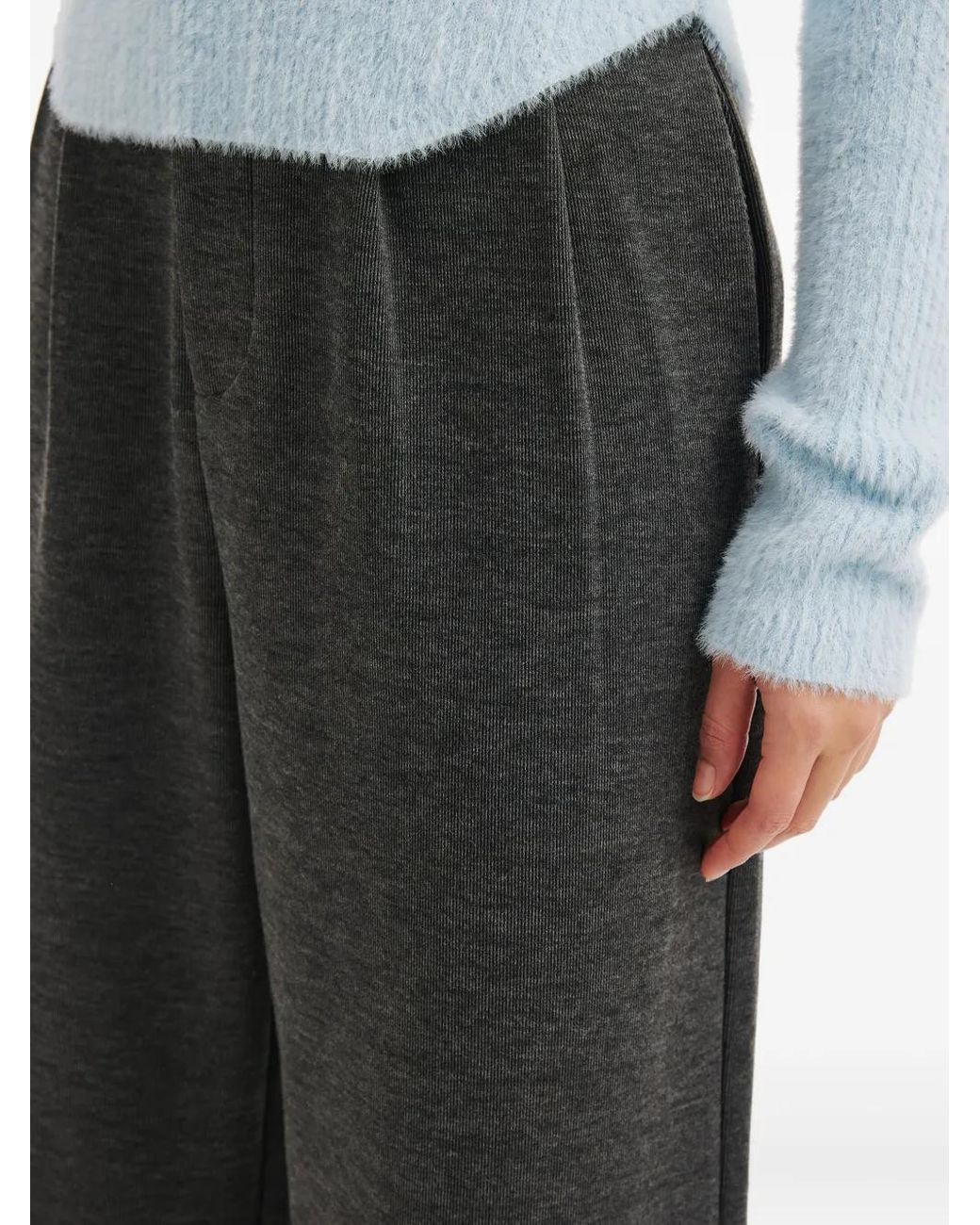 B+ AB Gray Pleated Trousers
