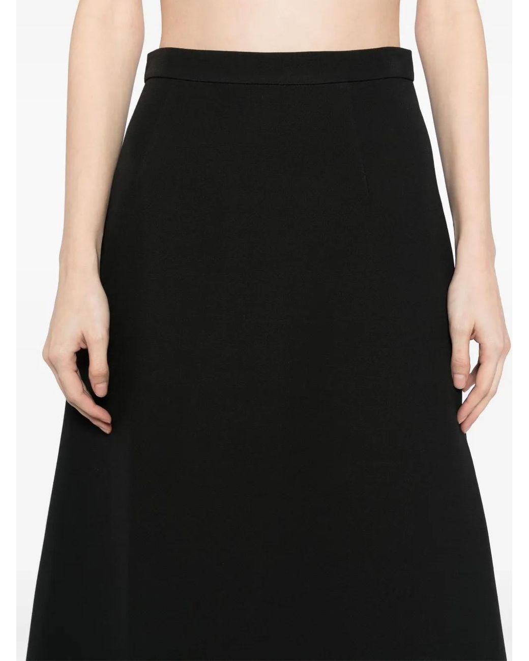 Gabriela Hearst Black Darrel Skirt