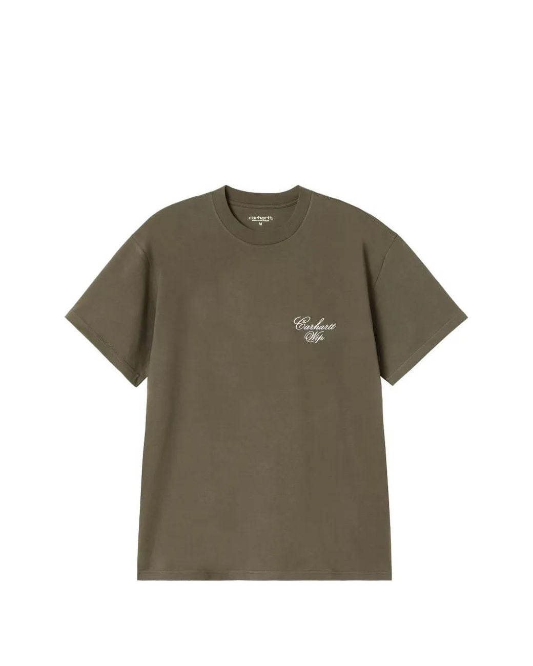 Carhartt Gray Logo-Detail Short-Sleeve T-Shirt for men