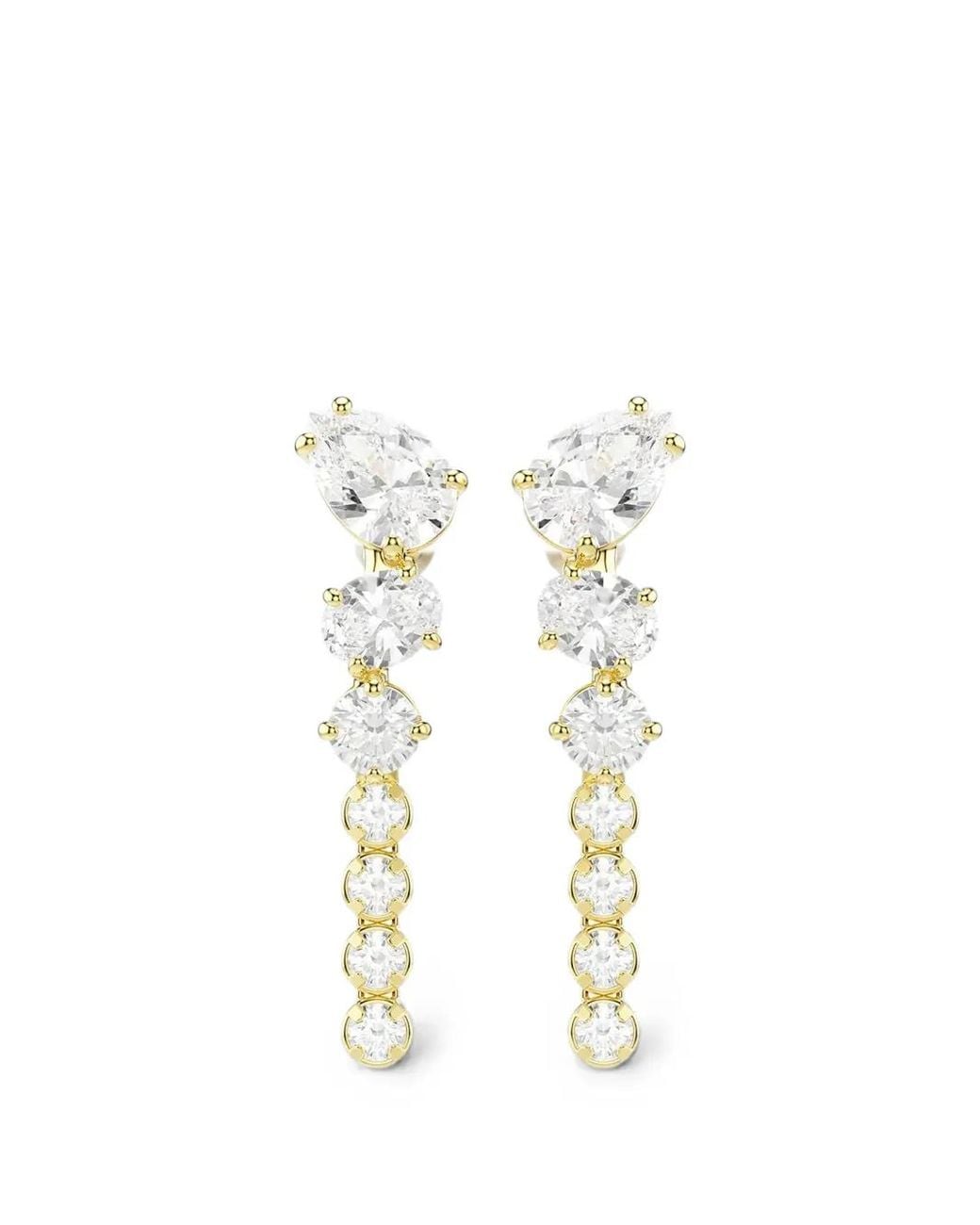 Swarovski White Mesmera Drop Earrings