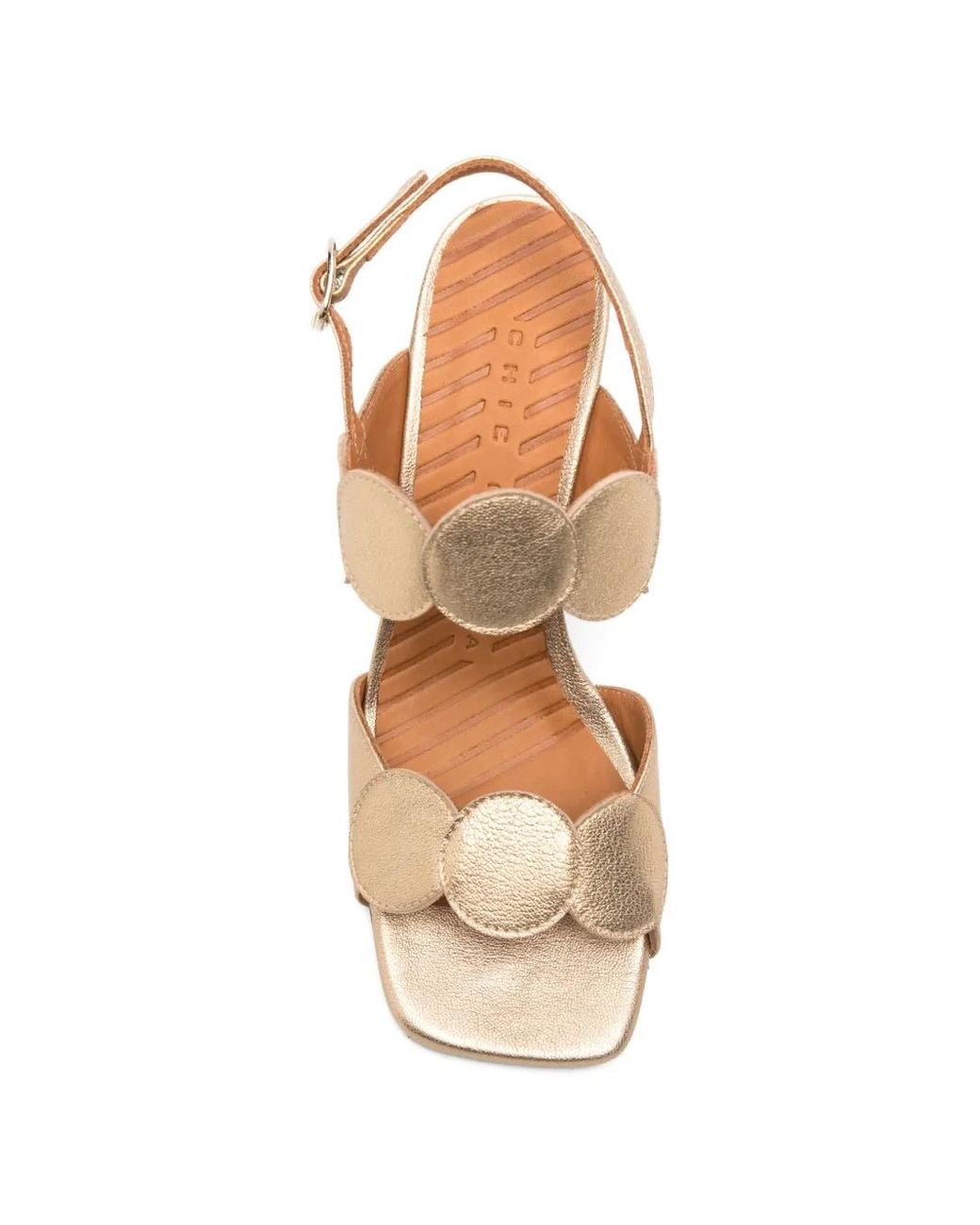 Chie Mihara Natural Circle Strap Sandals