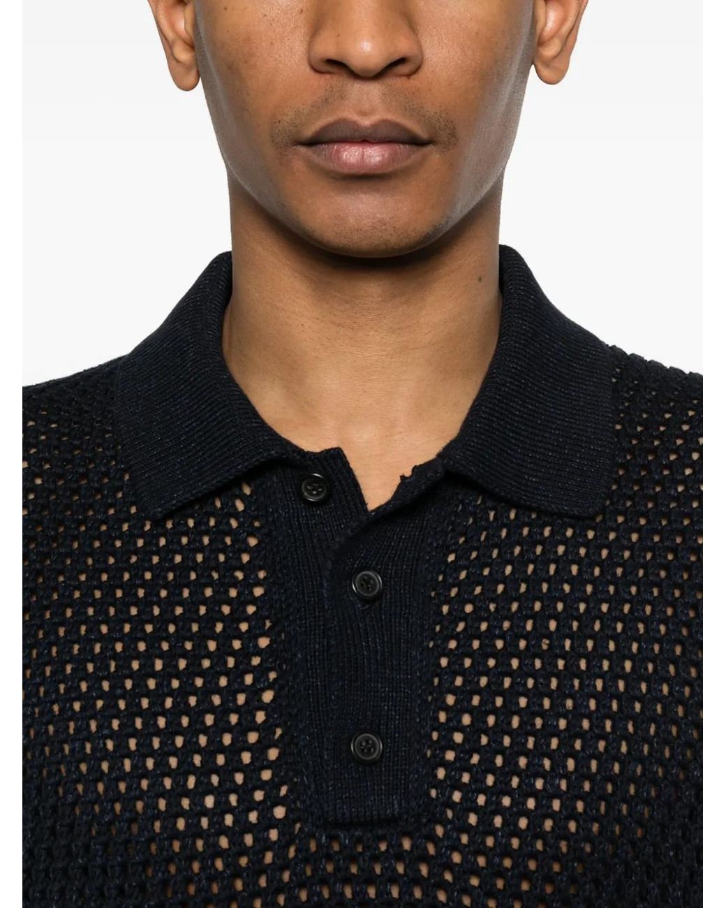 Prada Black Classic Mini Polo For for men