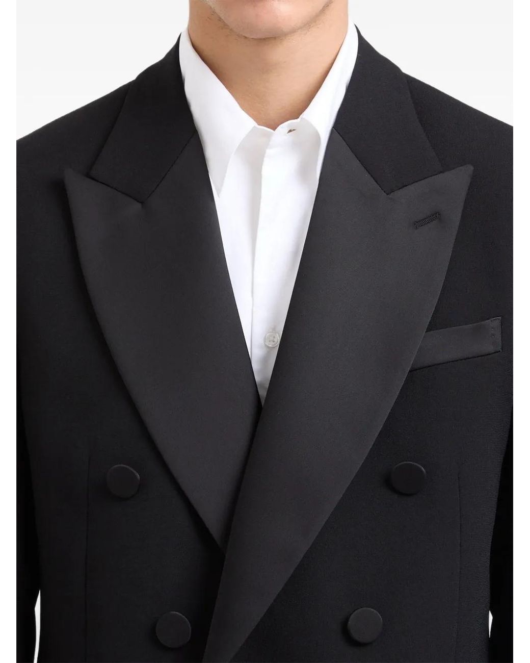 Gcds Black Enver Double-Breasted Blazer for men