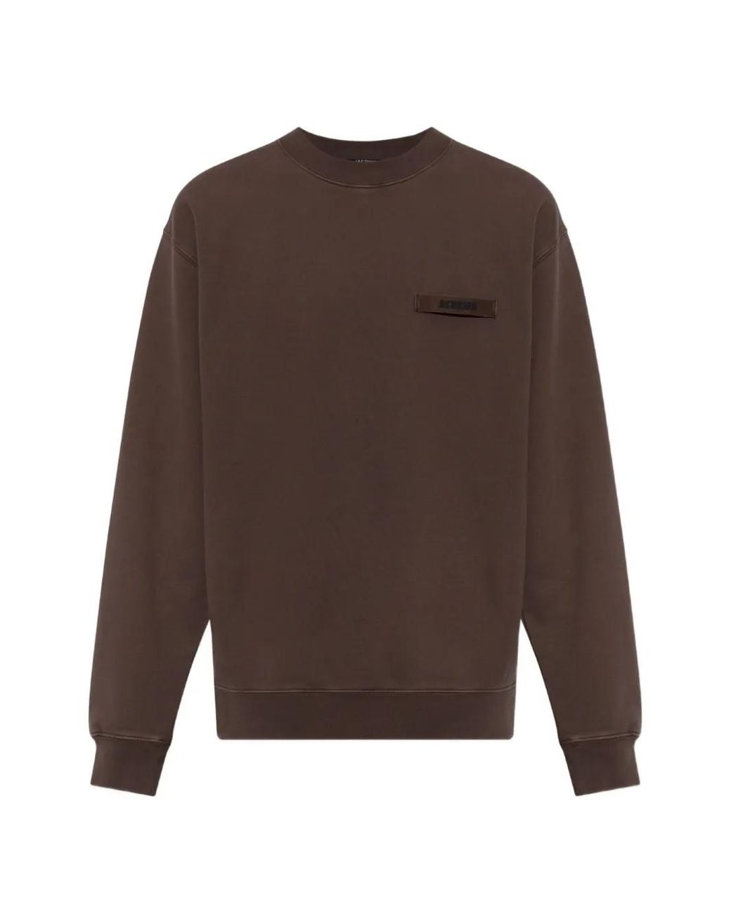 Jacquemus Sweatshirt Mit Logo-Patch in Brown für Herren