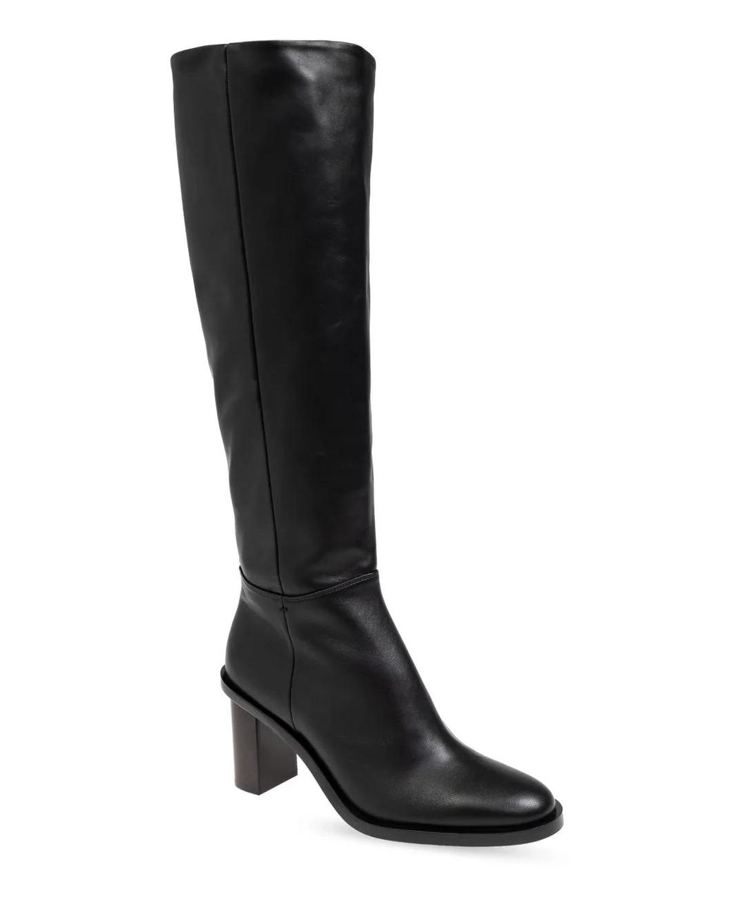 Max Mara Black 90Mm Leather Boots