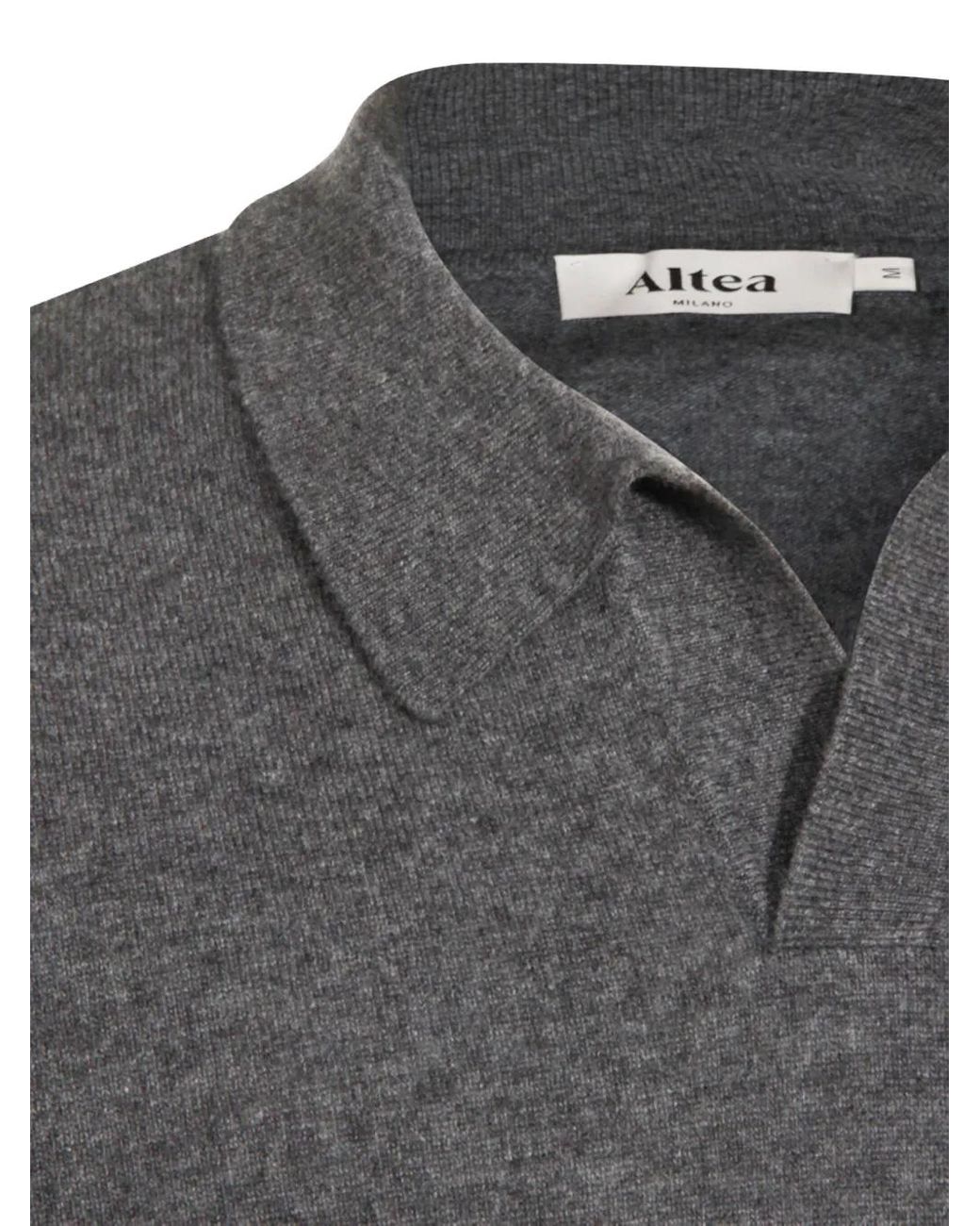Altea Trui Van Scheerwol in het Gray voor heren