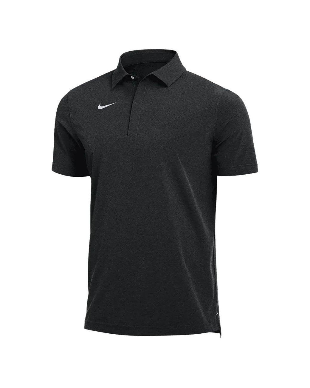Nike Black Dri-Fit Coach Short-Sleeve Polo Shirt for men