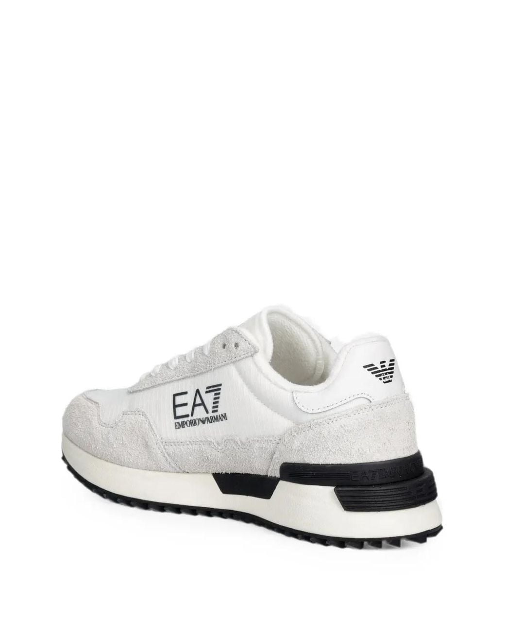 Baskets À Logo Imprimé EA7 en coloris White