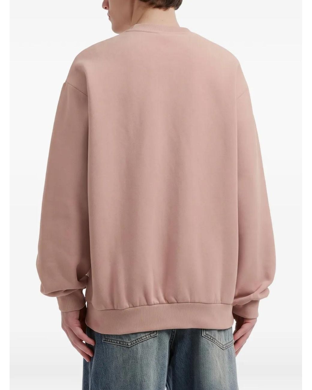 Chocoolate Pink Graphic-Print Sweatshirt for men