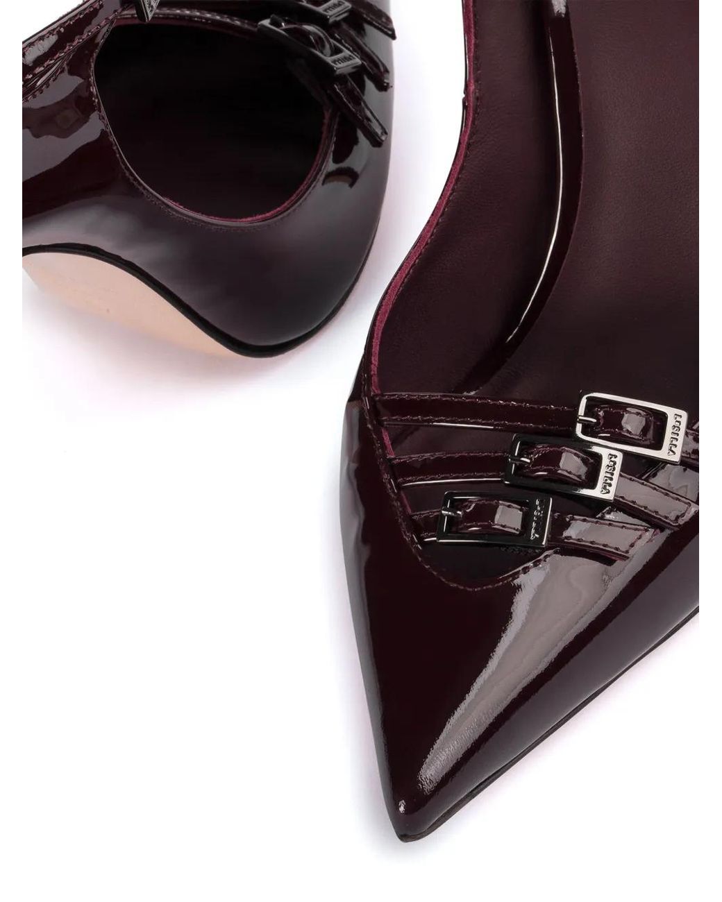 Le Silla Metallic Morgana Patent-Leather Pumps