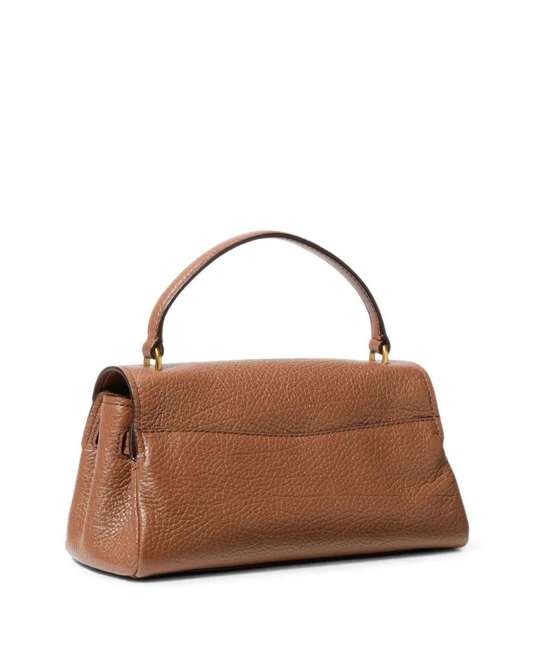 Michael Kors Brown Hamilton Moderne Extra-Small Textured Leather Slouchy Cross Body Bag