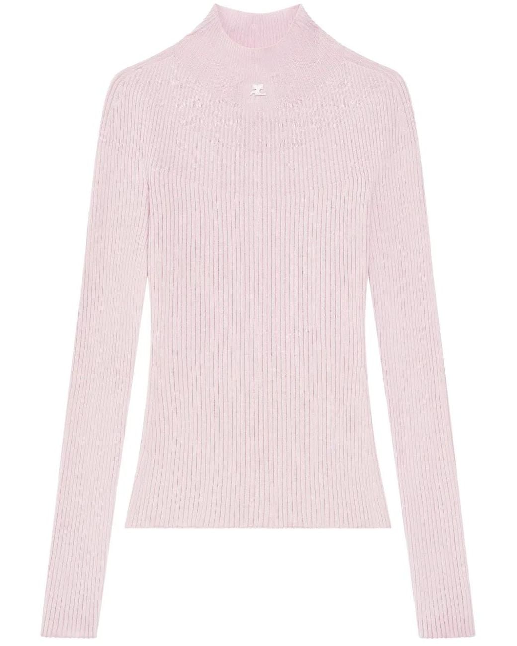 Courreges Pink Solar Pullover
