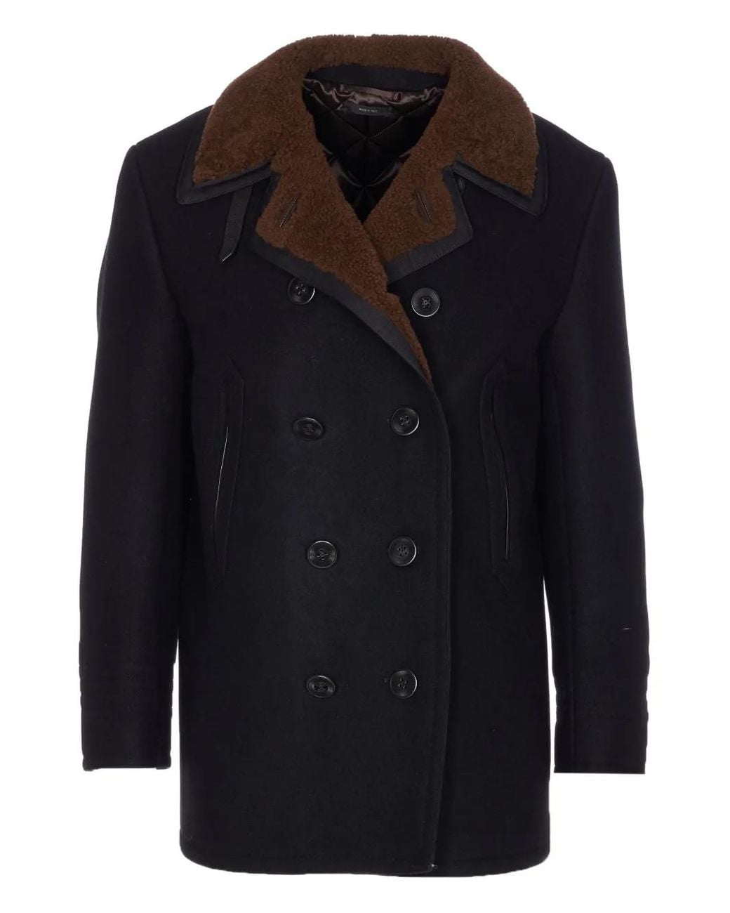 Chaquetón Con Doble Botonadura Tom Ford de hombre de color Blue