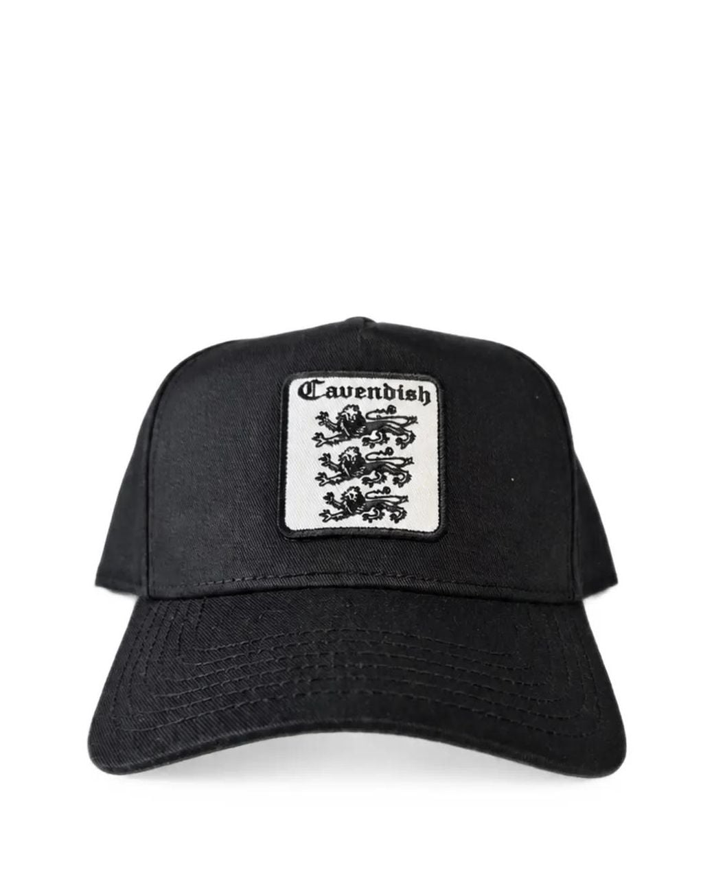 CAVENDISH® Black Baseballkappe Mit Logo-Patch