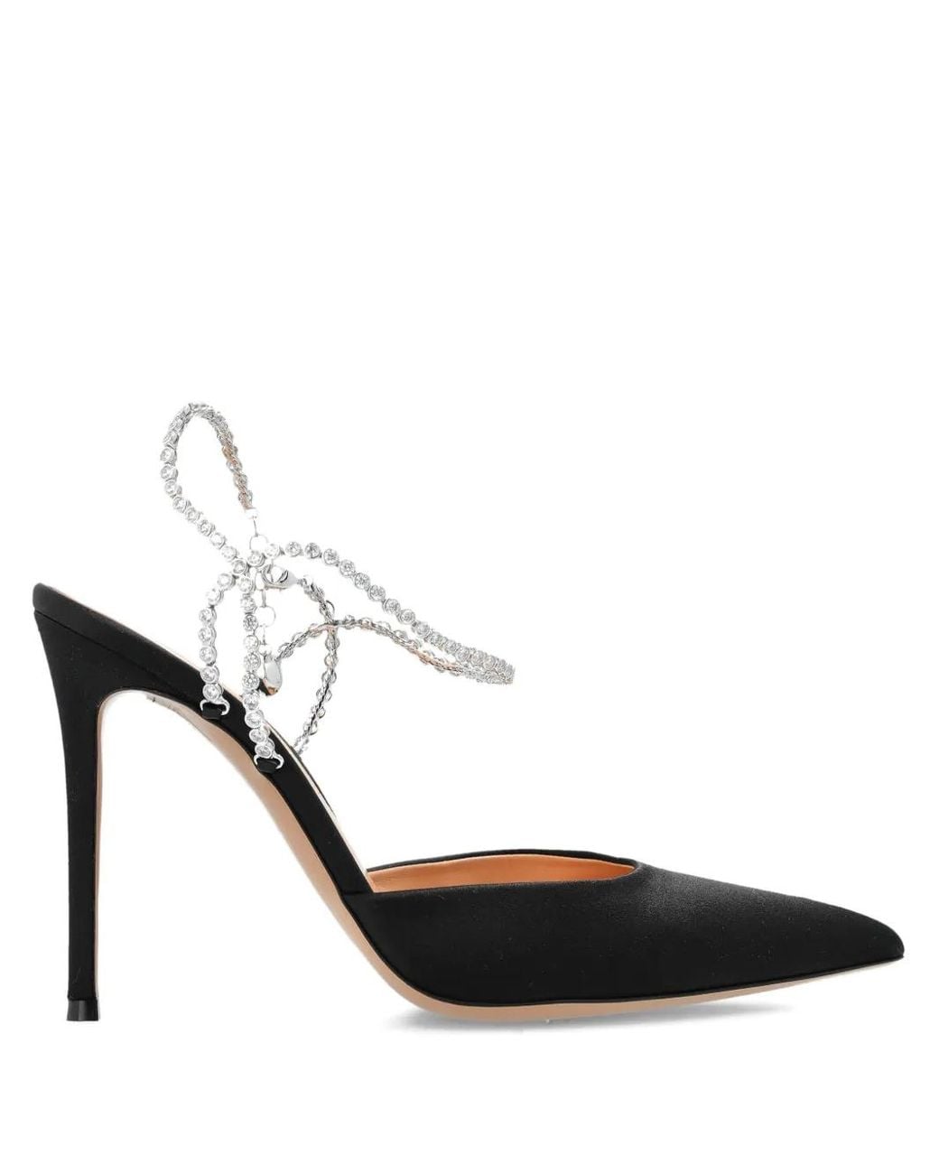 Gianvito Rossi White 12Mm Pointed-Toe Heel Sandals