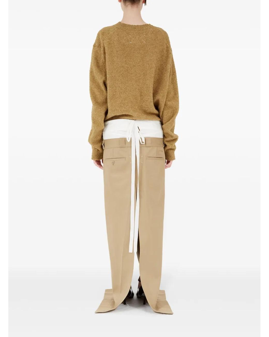 Maison Margiela Natural Long Skirt