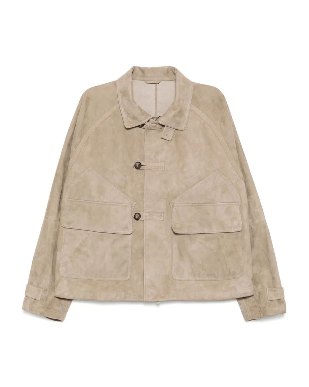 Chaqueta Con Botones Giorgio Armani de hombre de color Natural