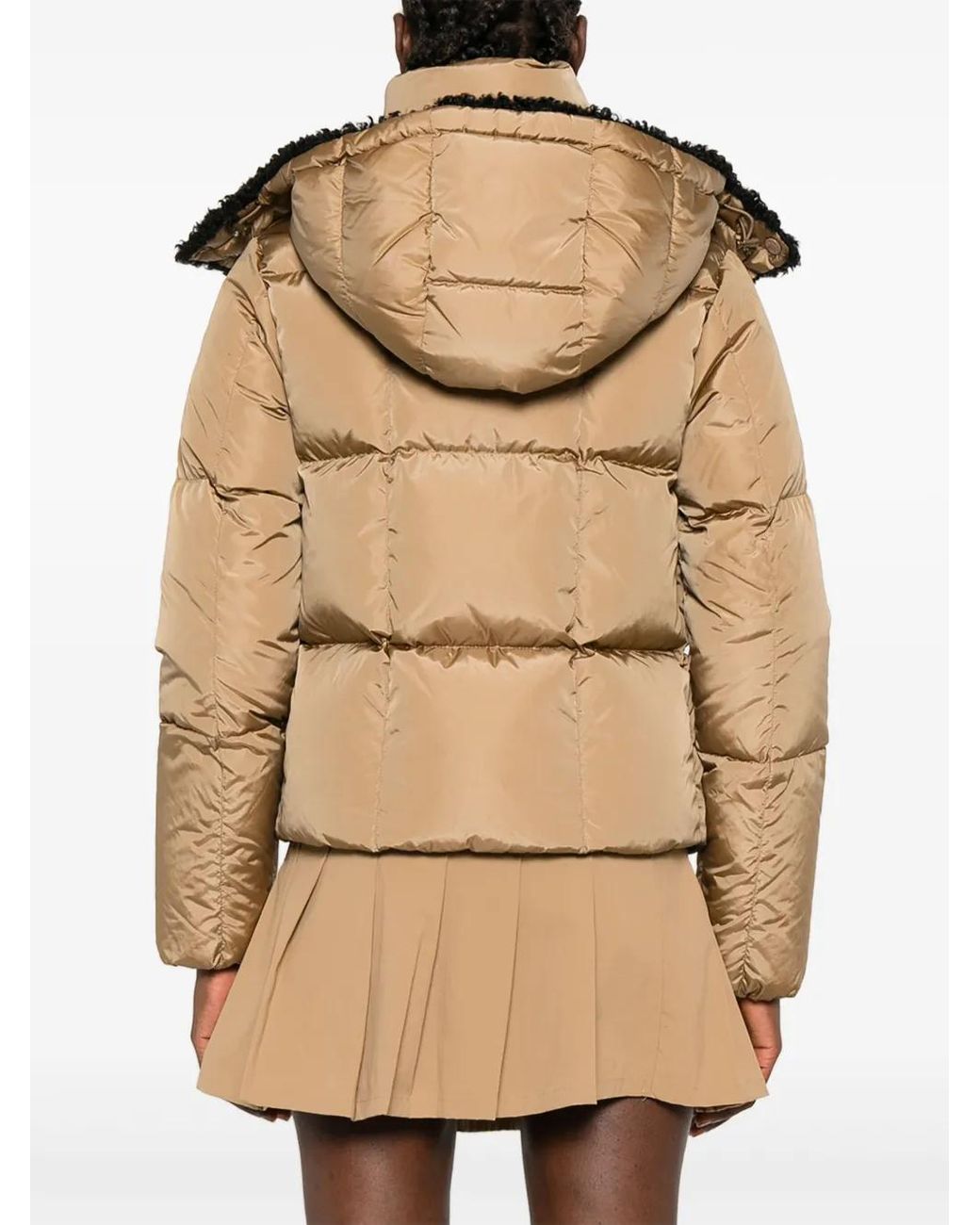 Moncler Natural Castelnou Short Down Jacket