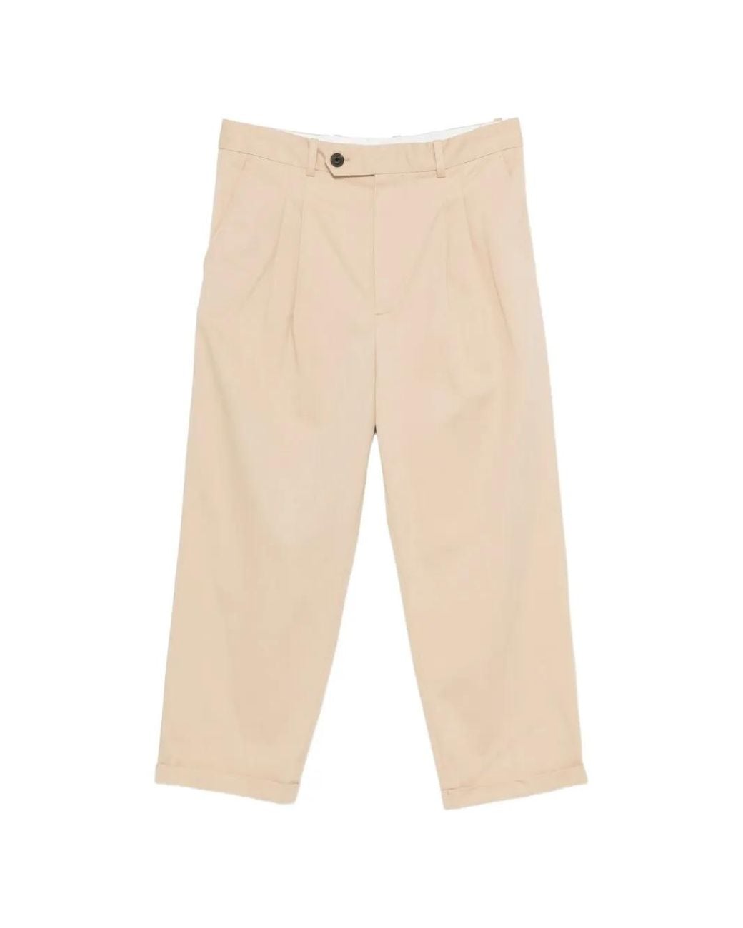 Drole de Monsieur White Pleated Trousers