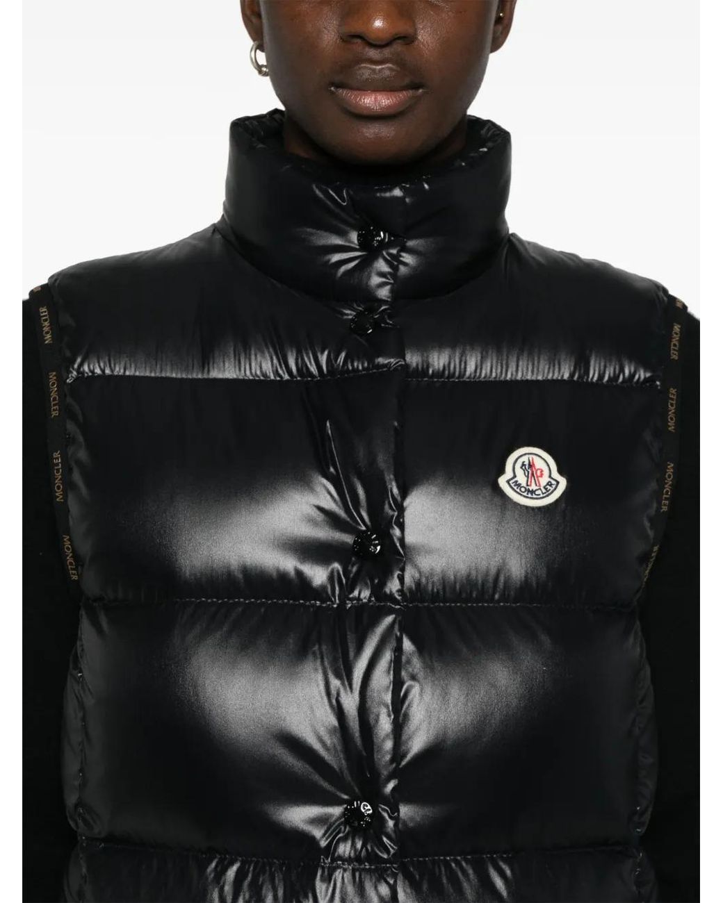 Moncler Black Coats & Jackets