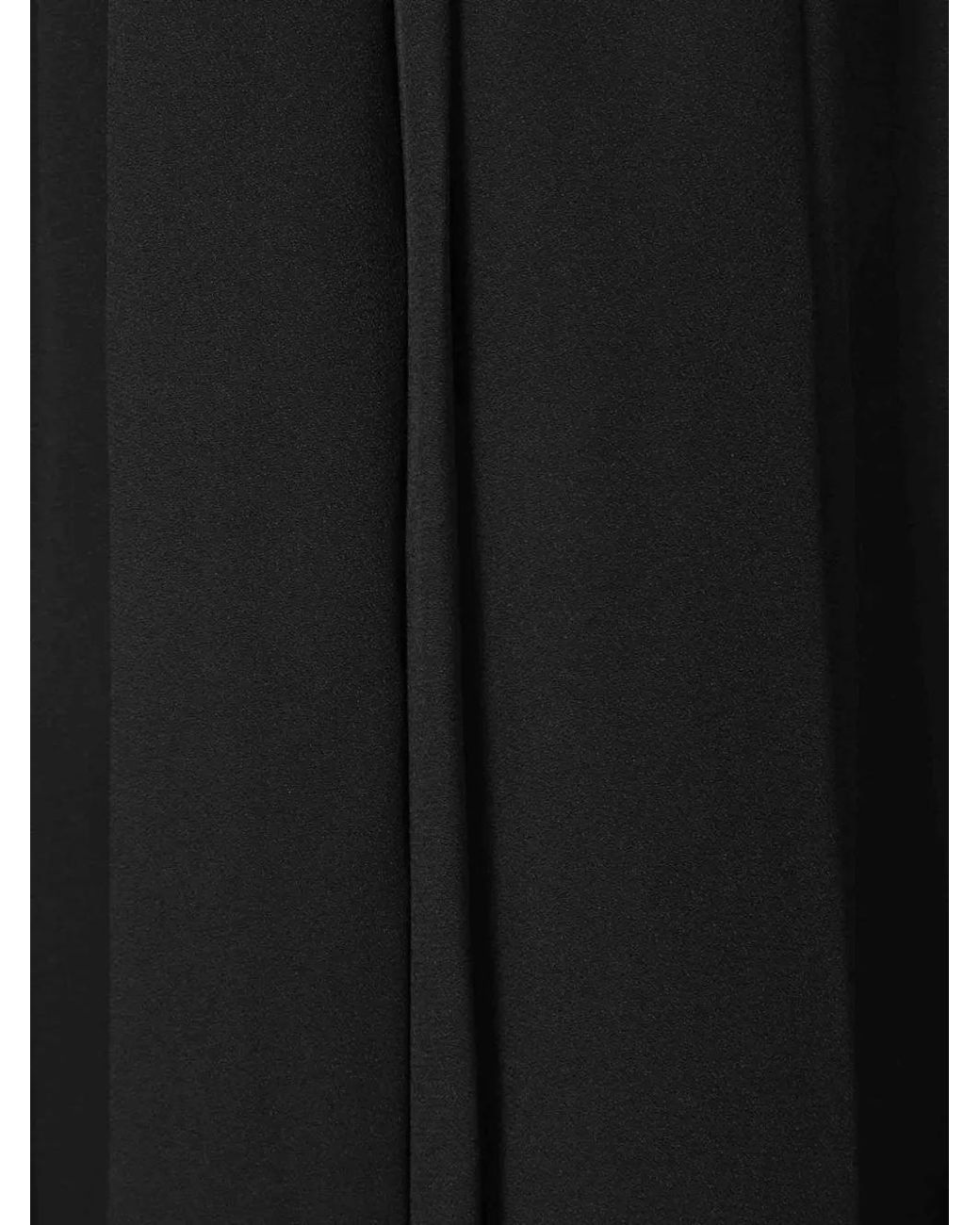 Rabanne Black Ruched Mini Dress