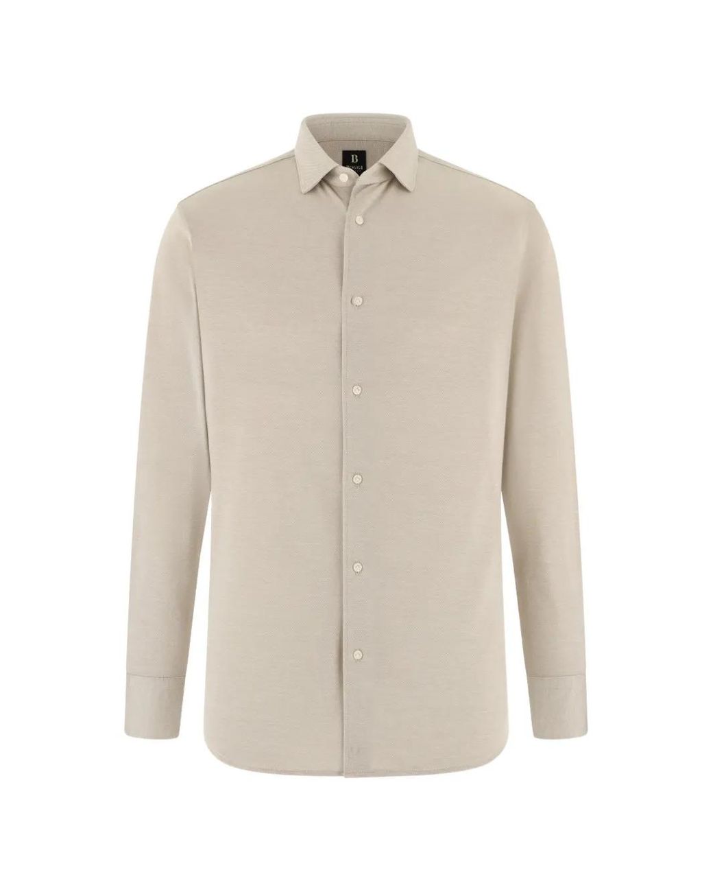 Boggi White Regular Fit Cotton Jersey Polo Shirt for men