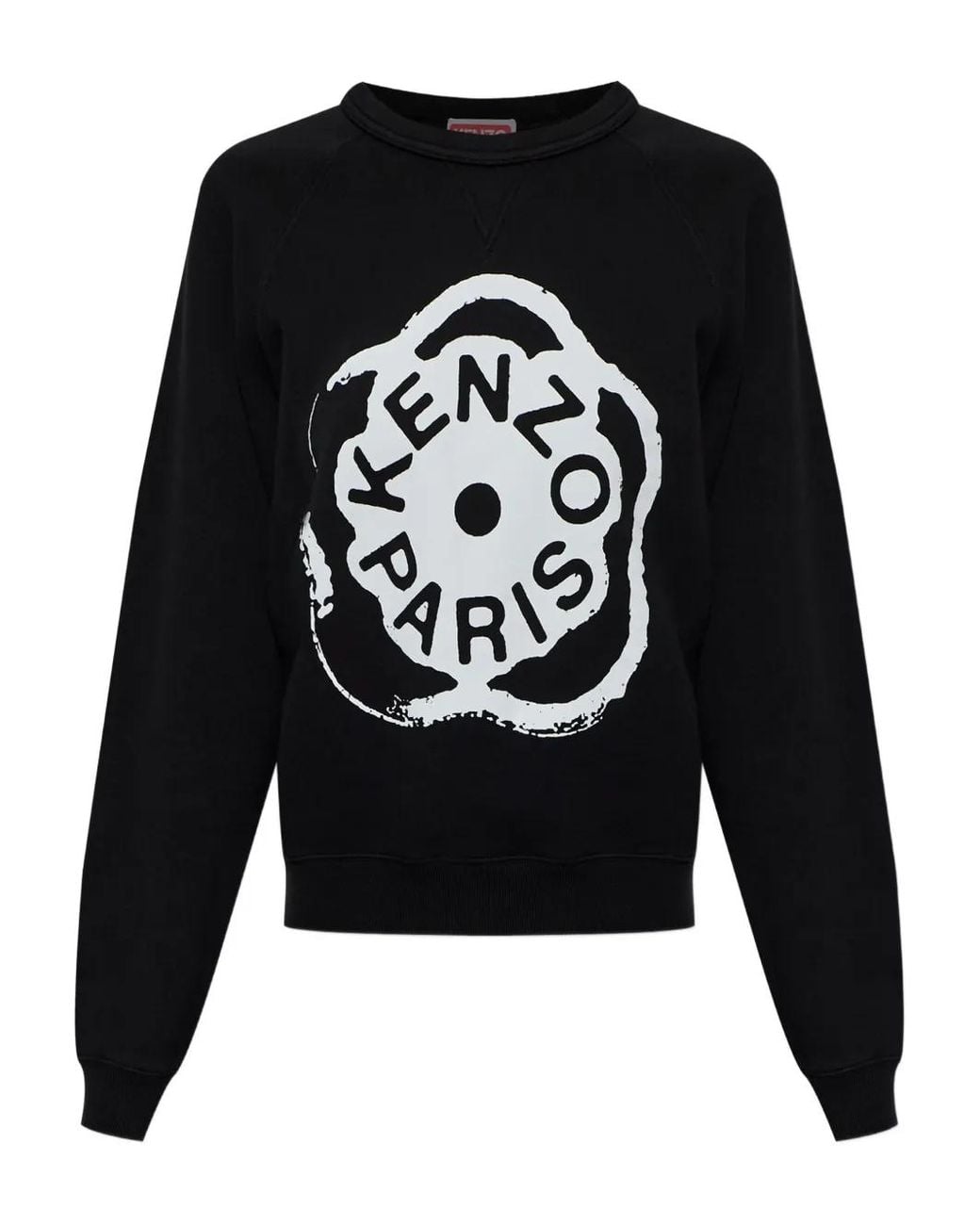 Jersey Con Logo Estampado KENZO de color Black