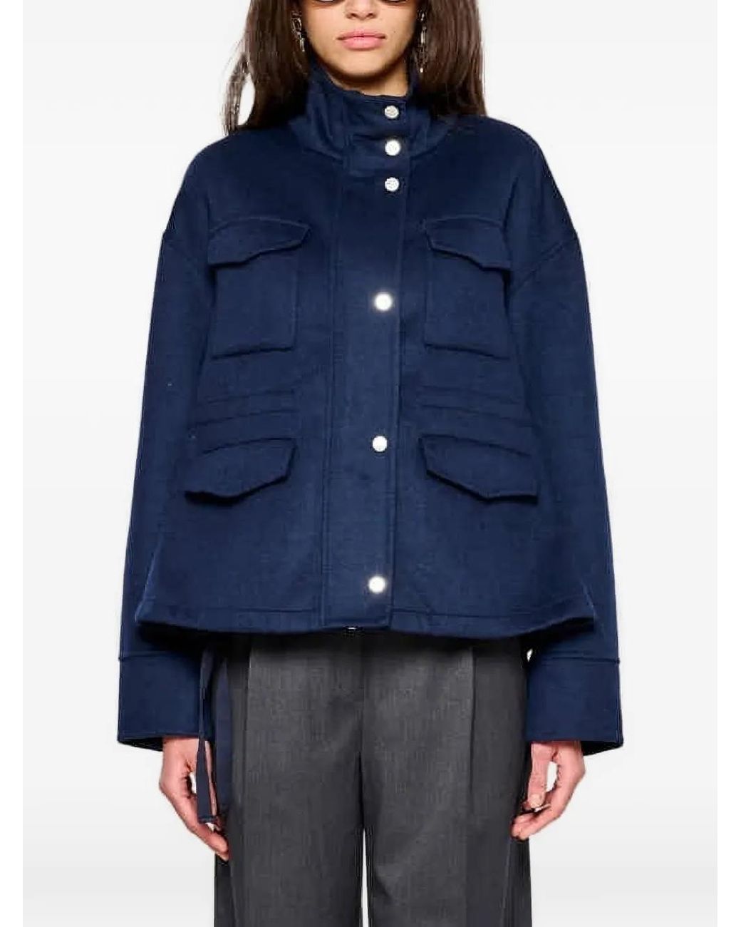 OOF WEAR Blue Button-Up Jacket