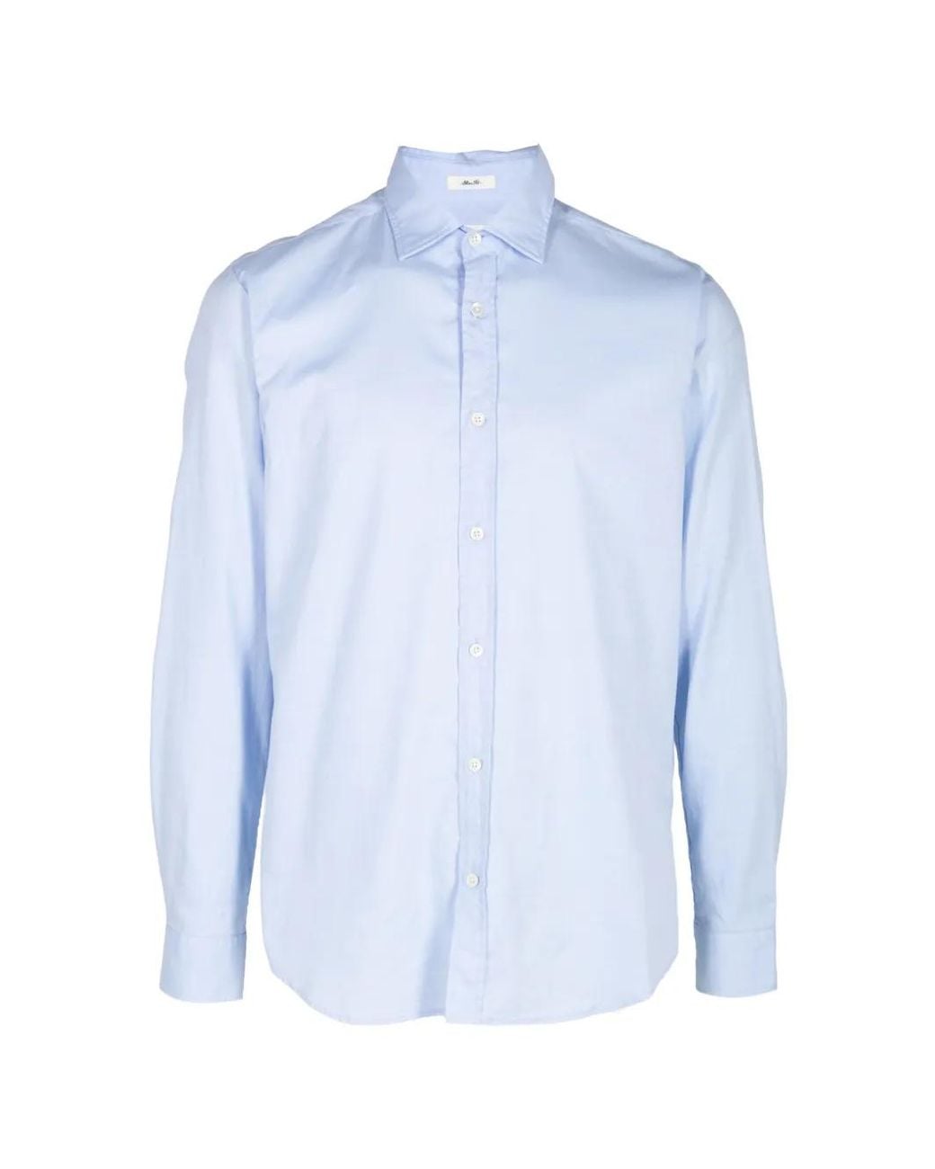 Hartford Blue Sammy Button-Down Long-Sleeved Shirt for men