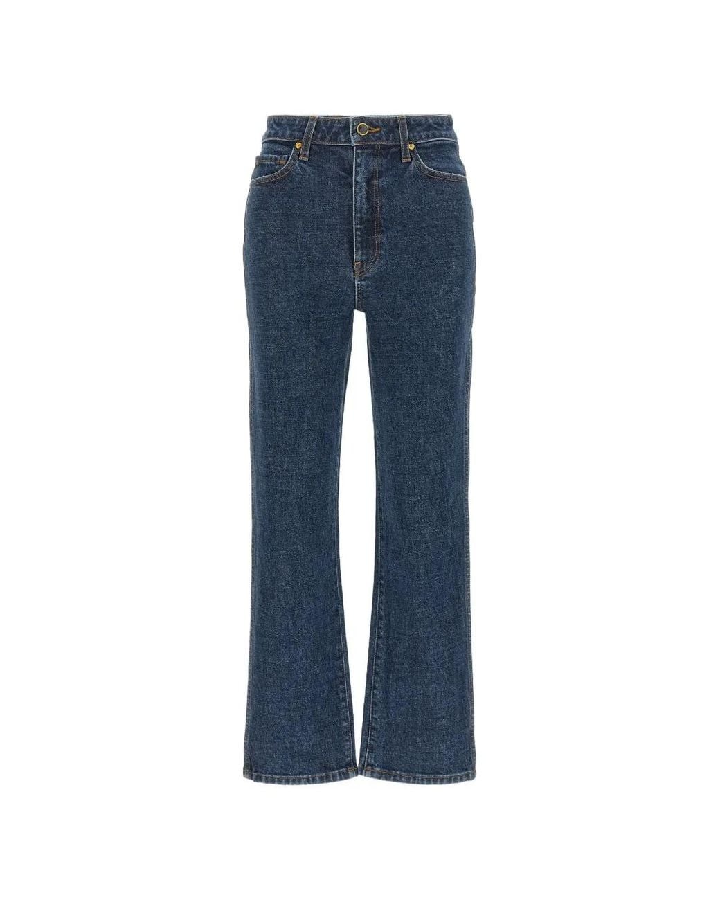 Khaite Blue Abigail High-Waisted Jeans