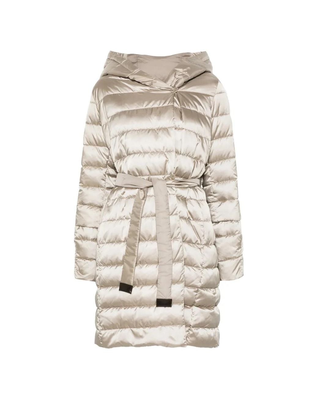 Max Mara White Reversible Down Jacket