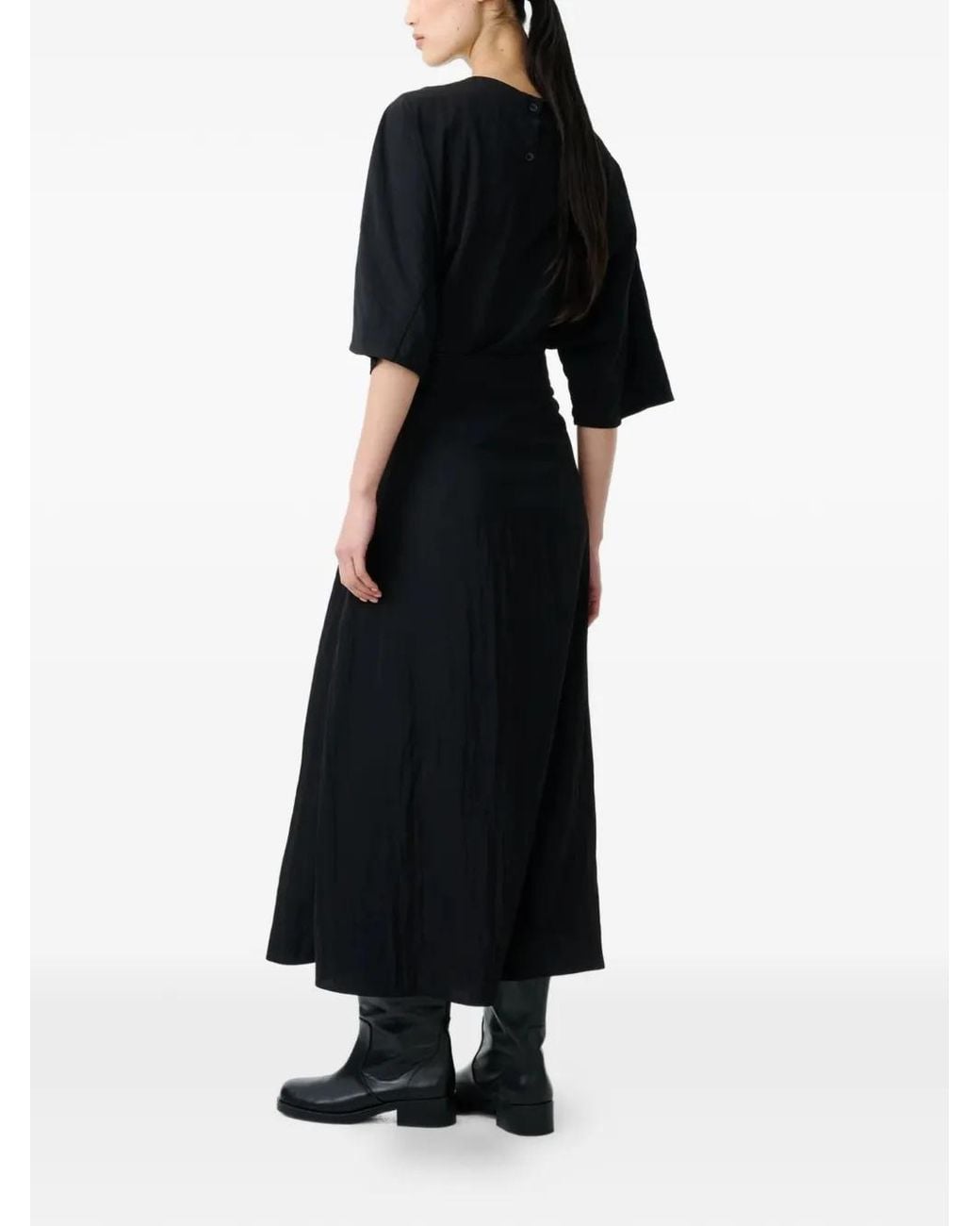 Studio Nicholson Black Messina Maxi Skirt
