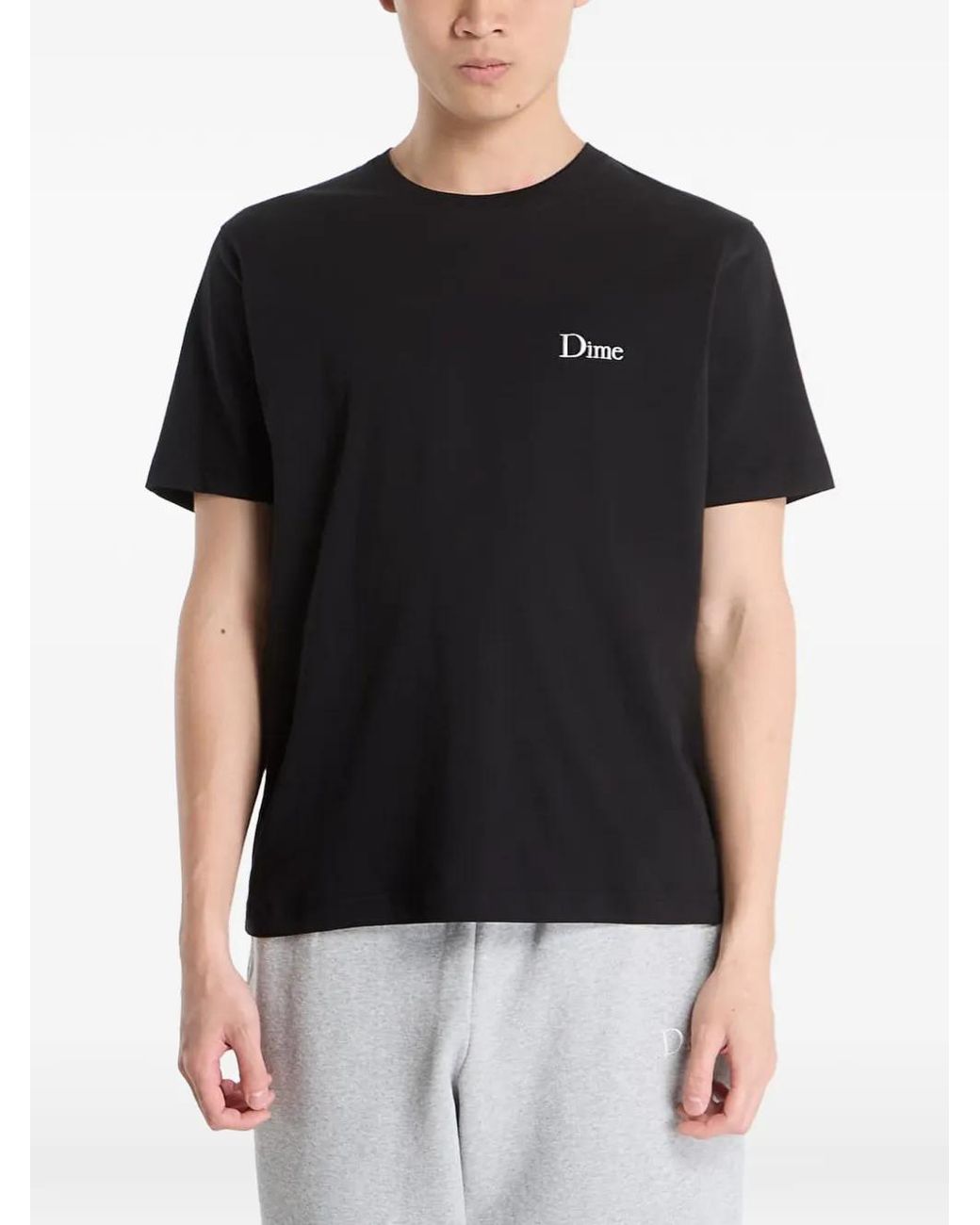 Dime Black T-Shirt À Logo Imprimé