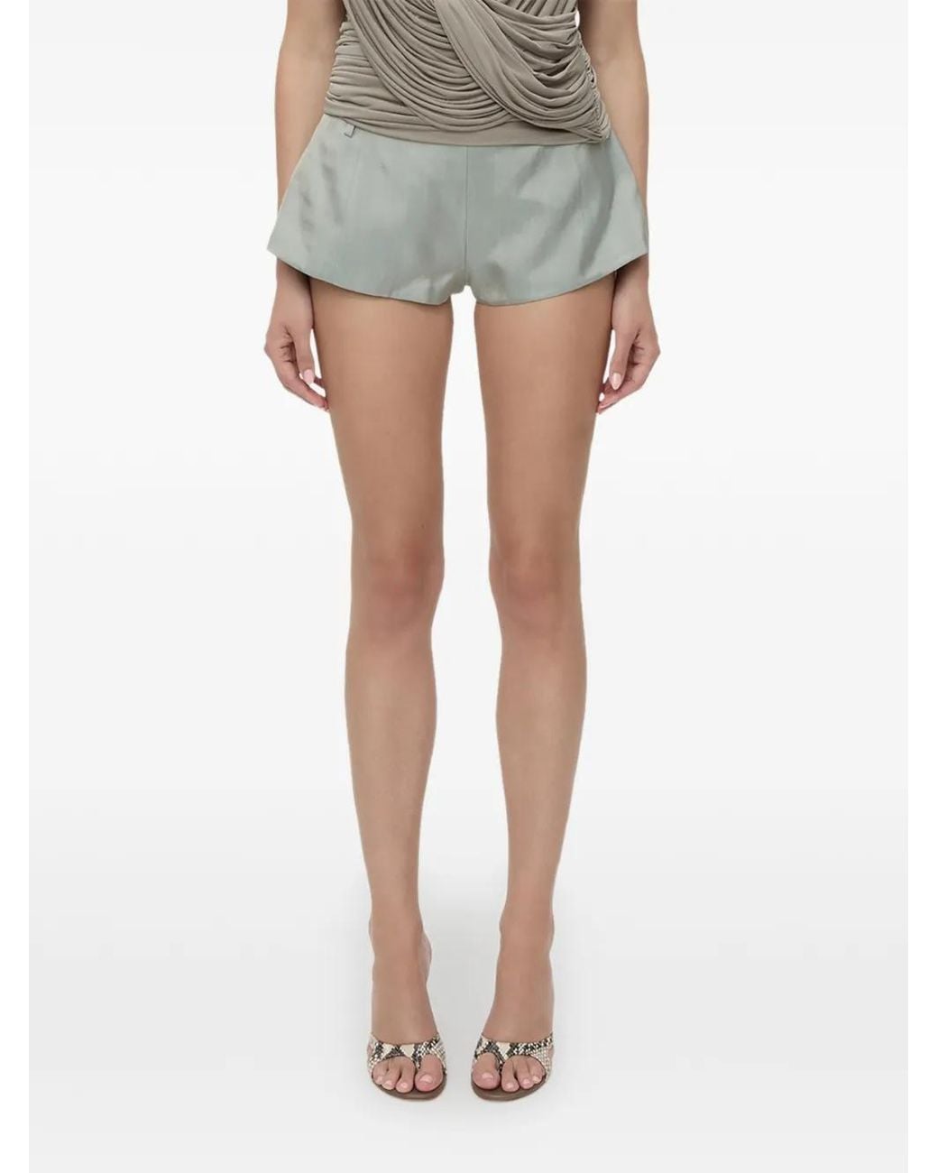 Christopher Esber Gray Vestige Tailored Short