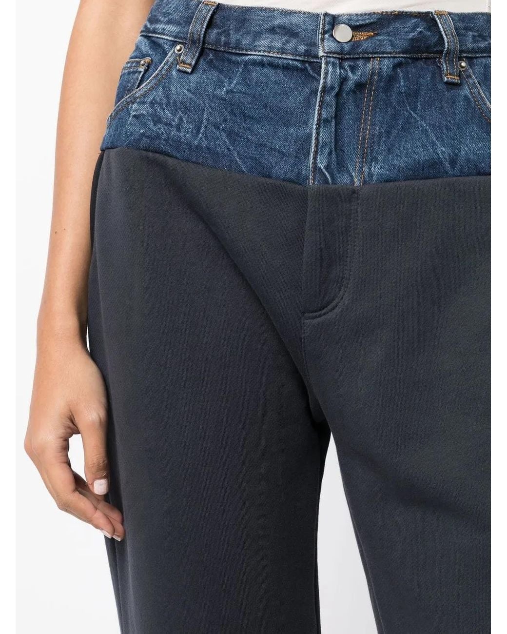 Amiri Tweekleurige Broek in het Blue