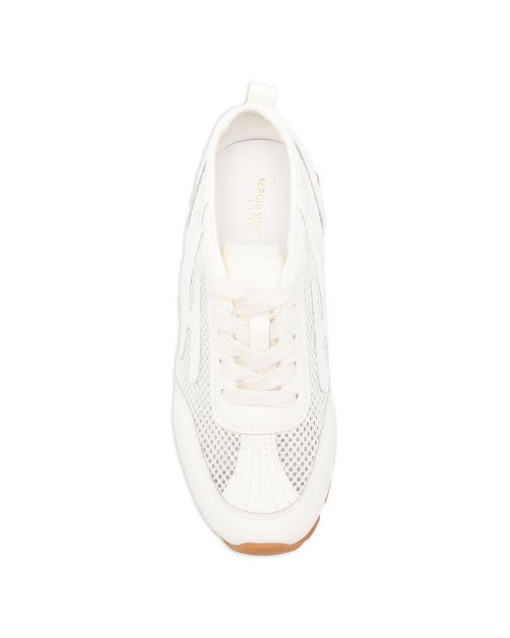 Sneakers Con Lacci E Inserti di SERGIO MORETTI FIRENZE in White