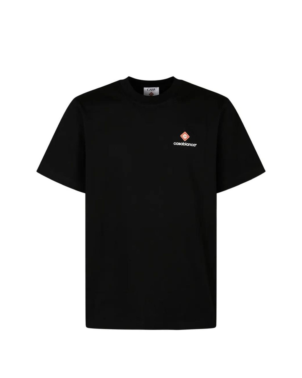 Casablanca Black Logo-Print T-Shirt for men
