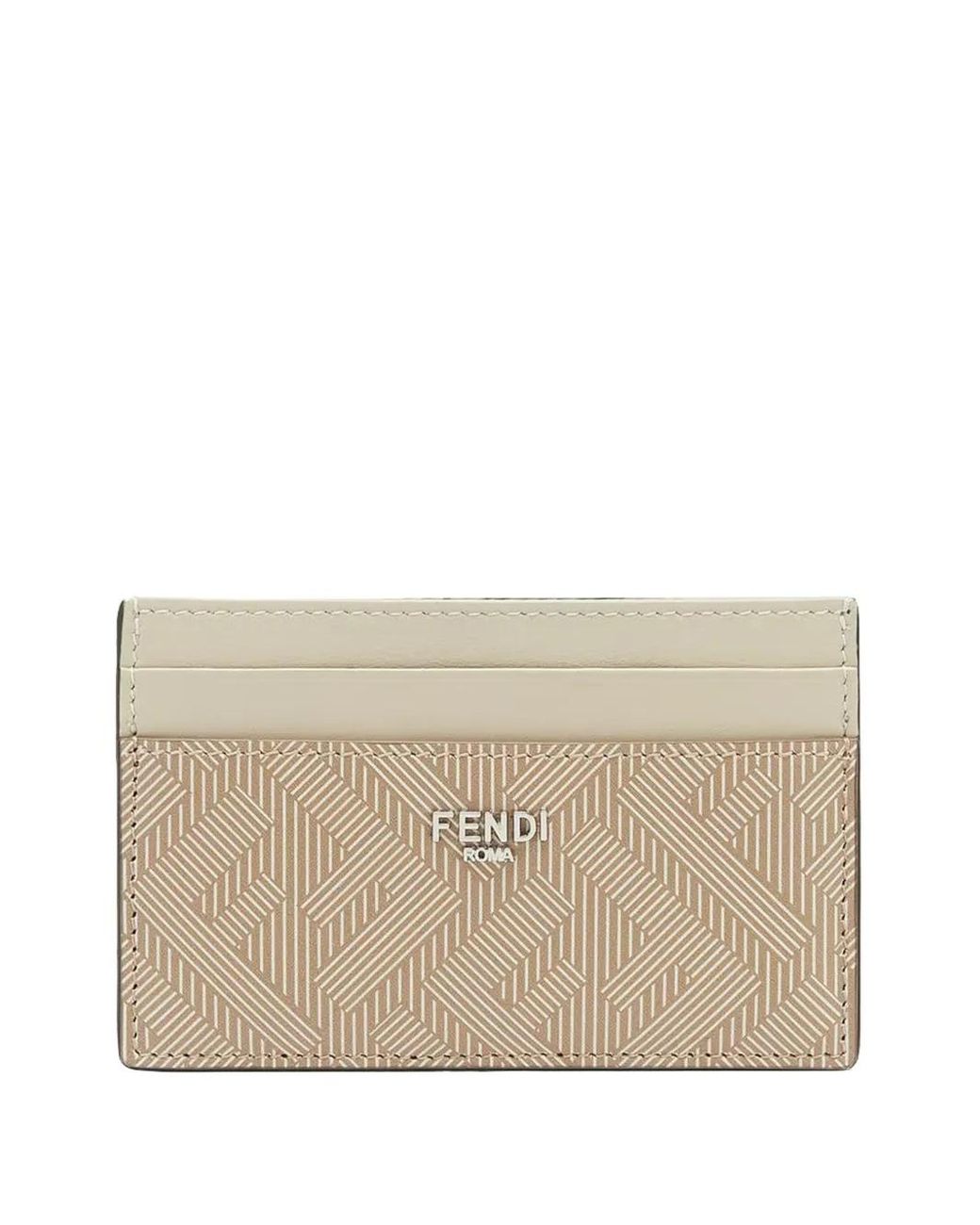 Fendi Shadow Kartenetui in Natural für Herren